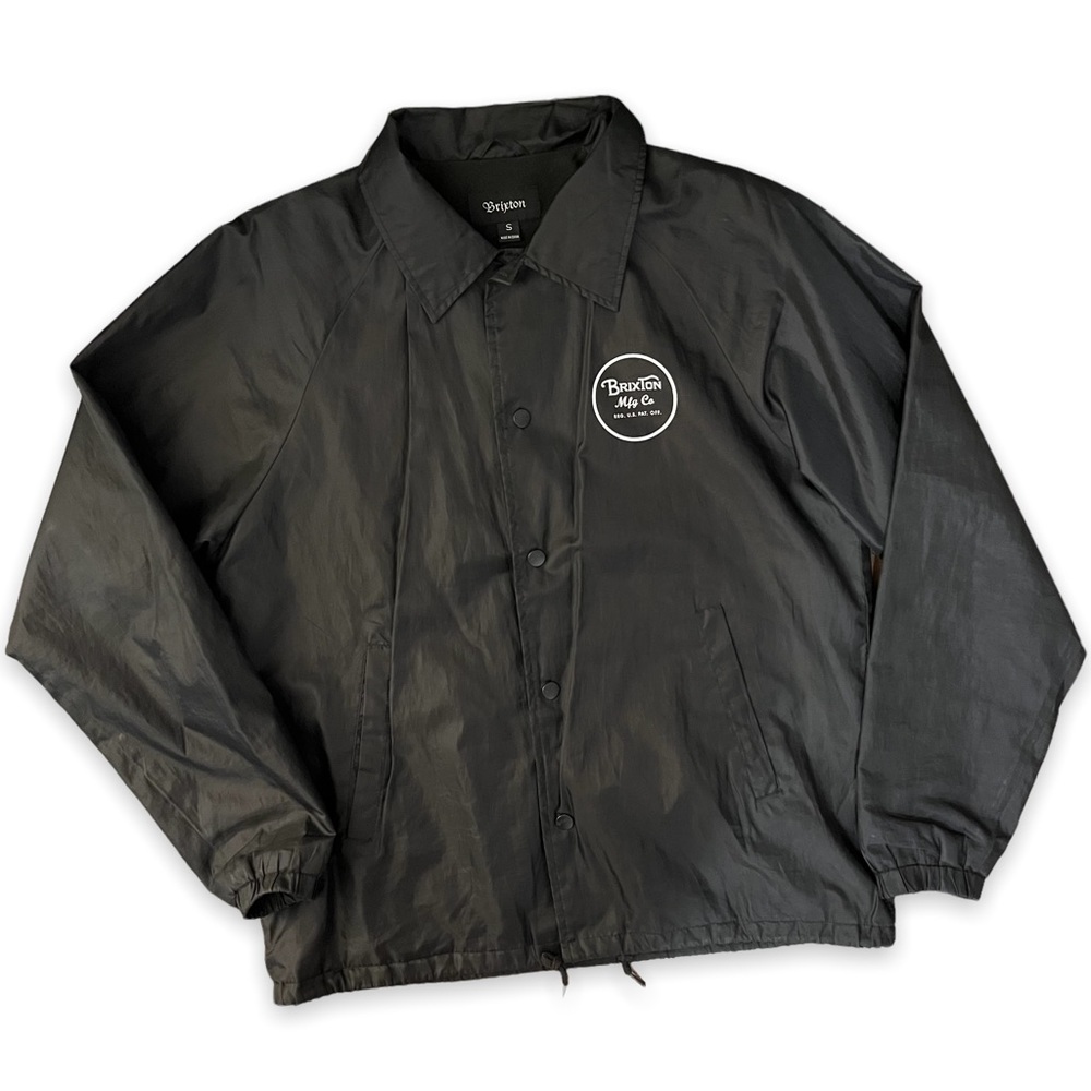 Brixton Black Windbreaker Jacket